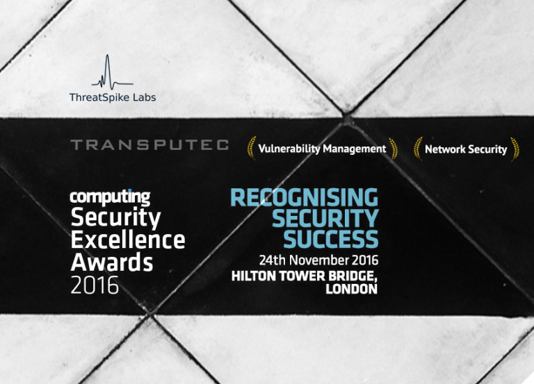 Nomination in Computing Security Excellence Awards 2016
