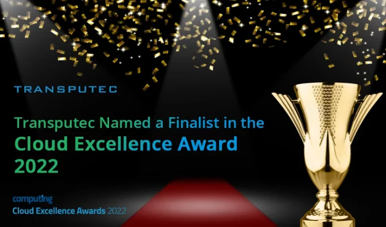 transputec named a finalistin the cloud excellence award 2022