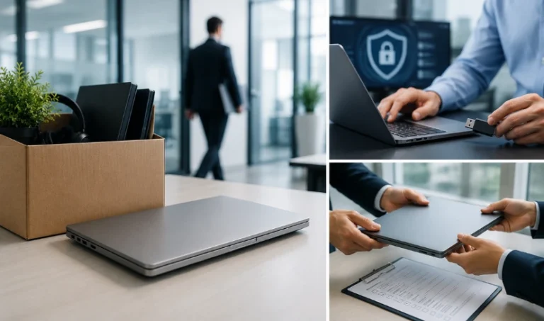 offboarding laptop collection service