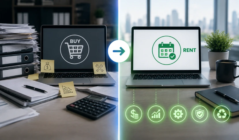 laptop rental Dubai