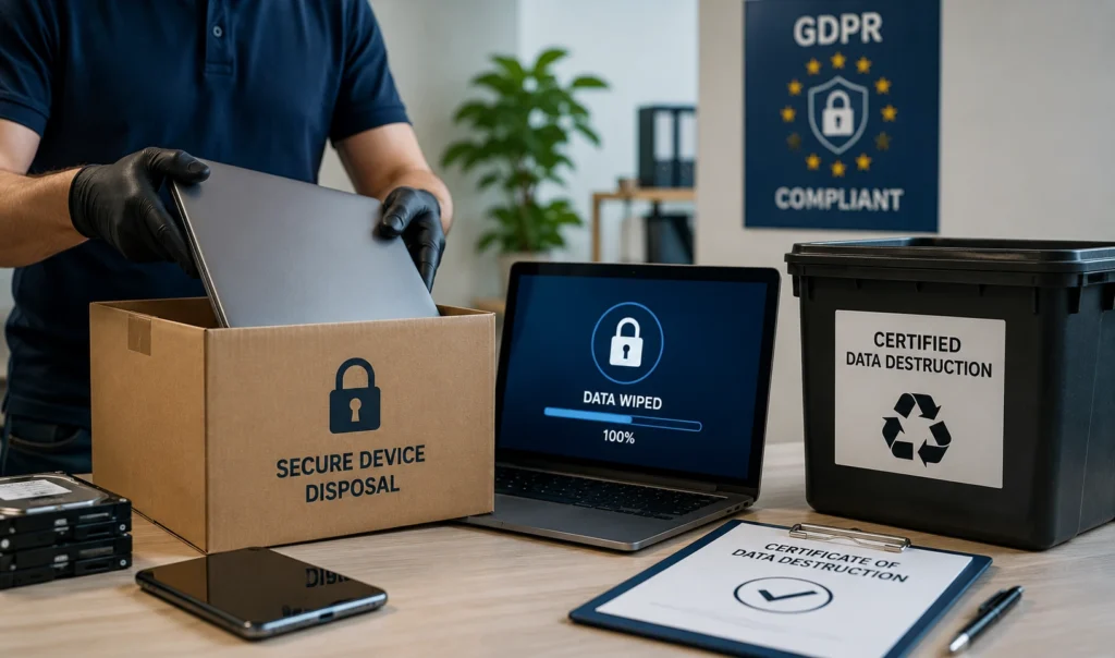 GDPR compliant device disposal